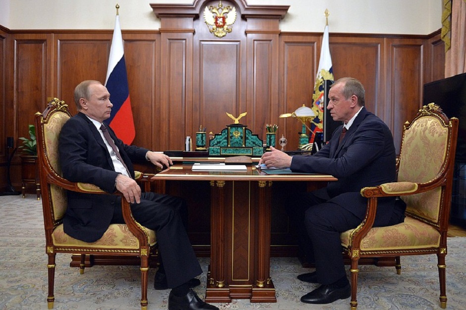 Владимир Путин и Сергей Левченко. Фото kremlin.ru