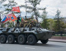 2020 год: по городу ездила колонна военной техники.