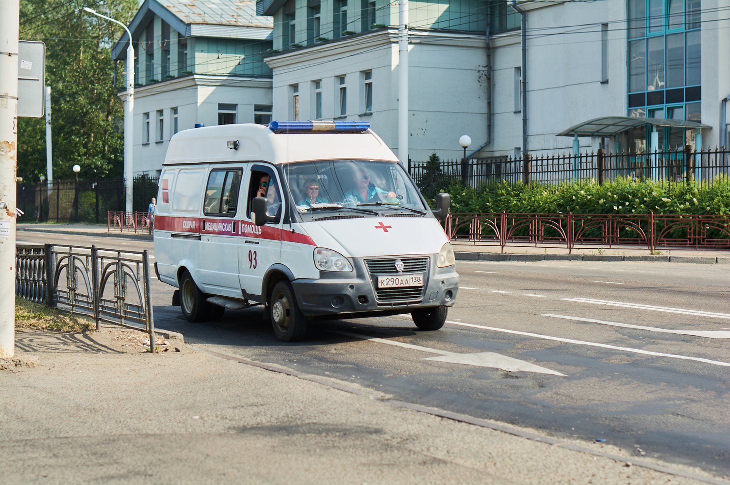 Татьяну увезли на скорой в госпиталь на Синюшке