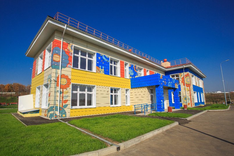 В микрорайоне Юго-Западный в Марковском МО построили детский сад на 140 мест