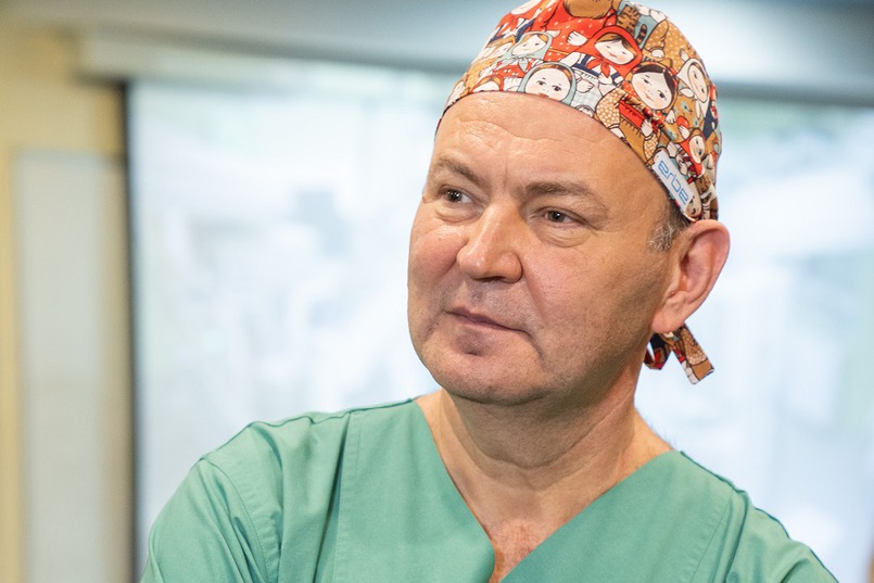 Руководитель Центра хирургии и реанимации новорожденных ИМДКБ, профессор Юрий Козлов