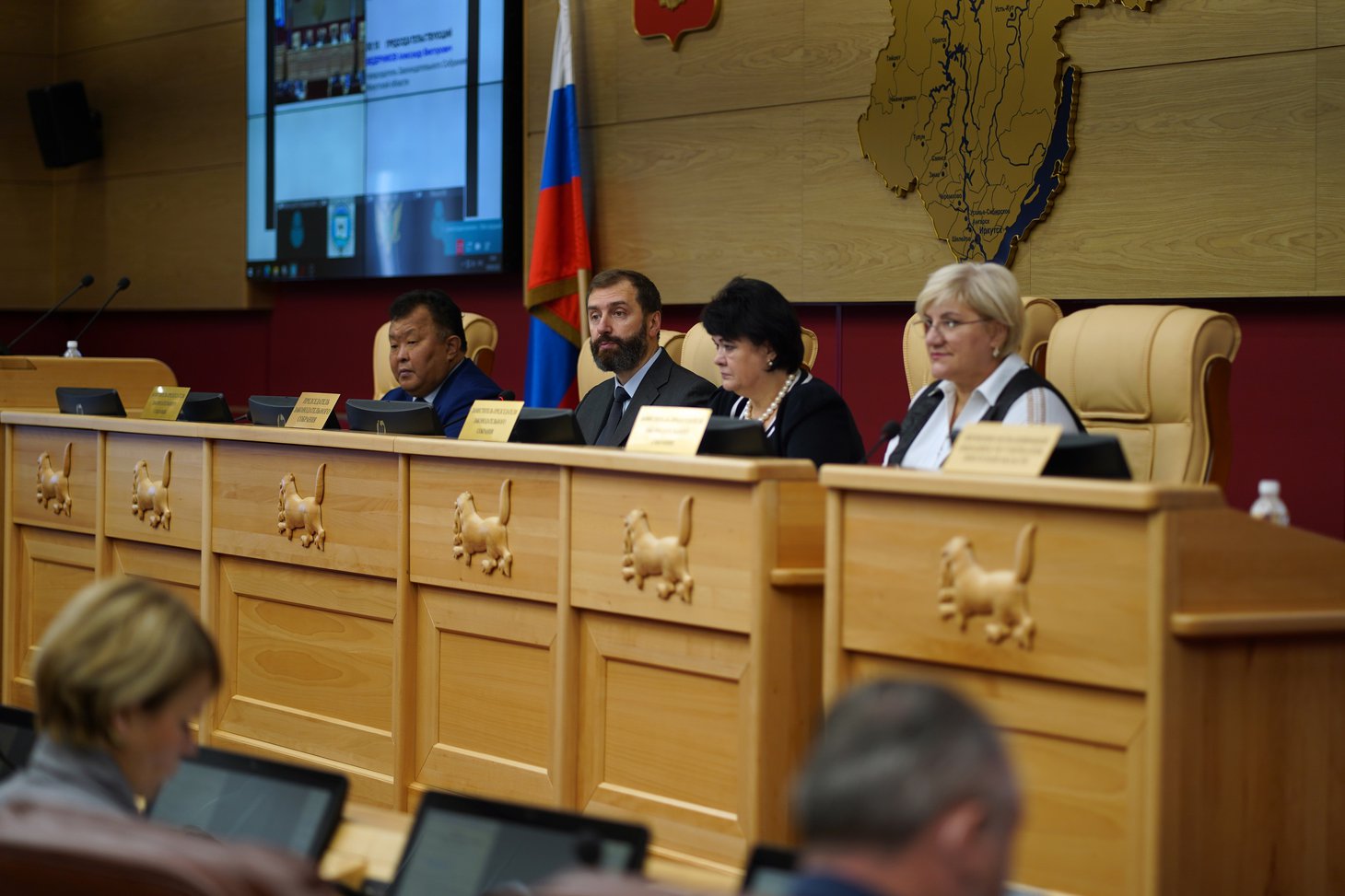 Кузьма Алдаров, Александр Ведерников, Ольга Носенко и Лариса Егорова