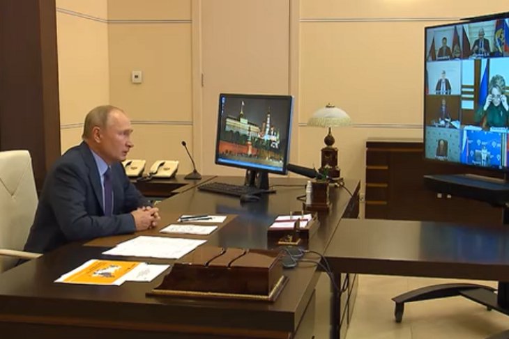 Скриншот видео с сайта kremlin.ru