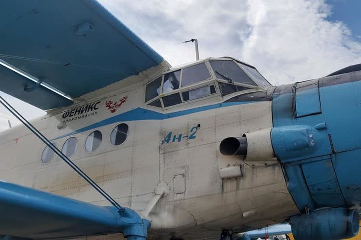 Самолет Ан-2 авиакомпании «Феникс». Фото Доры Хамагановой