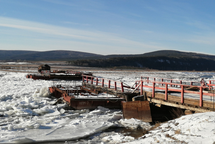 Мост через Лену. Фото пресс-службы Качугского района