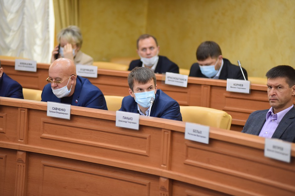 Депутаты Евгений Савченко, Александр Панько