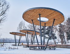 Новые объекты благоустройства на бульваре Гагарина.