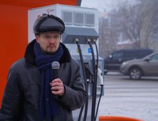 Александр Константинов, представитель клуба владельцев электромобилей Иркутска