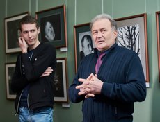 Ярослав Князев и председатель Иркутского фотографического общества Игорь Сирохин