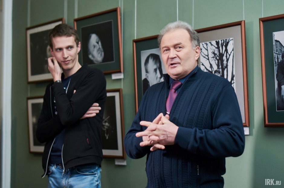 Ярослав Князев и председатель Иркутского фотографического общества Игорь Сирохин