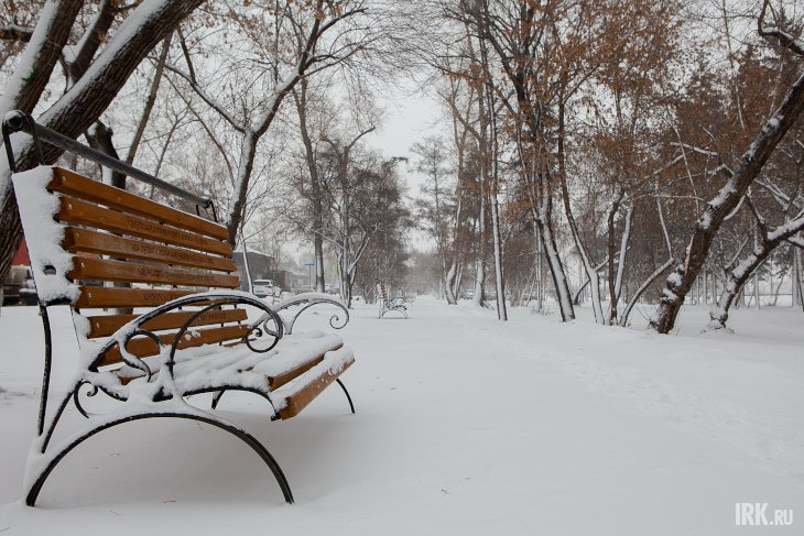 Снег в Иркутске. Фото из архива IRK.ru