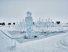 Композиция «Честный взгляд» (Гильдия современной скульптуры, Екатеринбург. Четвертое место на фестивале). Метафора на тему понятия пищевой цепочки. Проекция мира насекомых и животных на мир человеческих отношений.