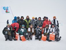 Участники фестиваля Olkhon Ice Fest-2021
