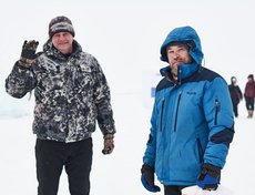 Технический руководитель фестиваля Александр Якимов и арт-директор Евгений Тимкович