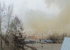 Пожар в районе ИРНИТУ. Фото из группы @svodka38
