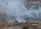 Поджог травы в Ново-Ленино. Фото из группы @svodka38