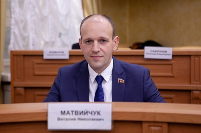 Виталий Матвийчук. Фото с личной страницы депутата в «Фейсбуке»