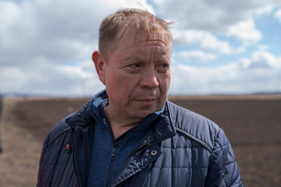 Руководитель КФХ Владимир Скорняков