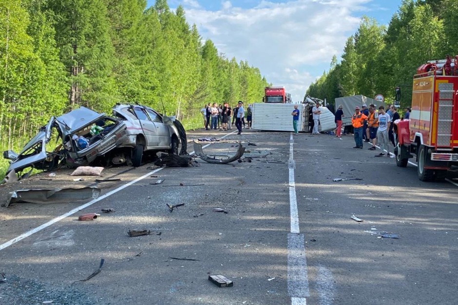 ДТП в вблизи деревни Новое Приречье Братского района