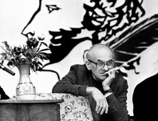 Поэт и бард Булат Окуджава в Иркутске. Пушкинская неделя, 1986 год