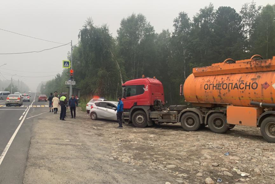 ДТП вблизи поселка Бабха Слюдянского района