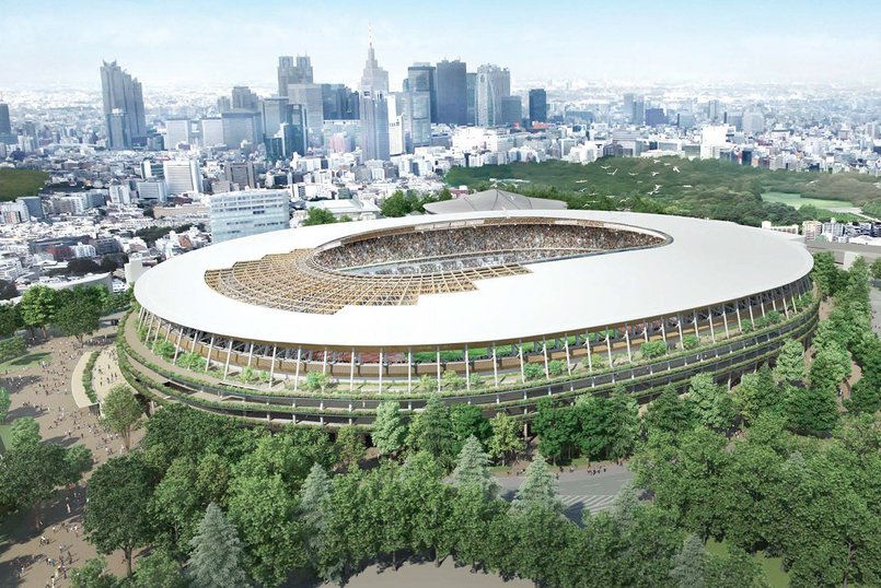 Японский национальный стадион. Фото с сайта interior.ru