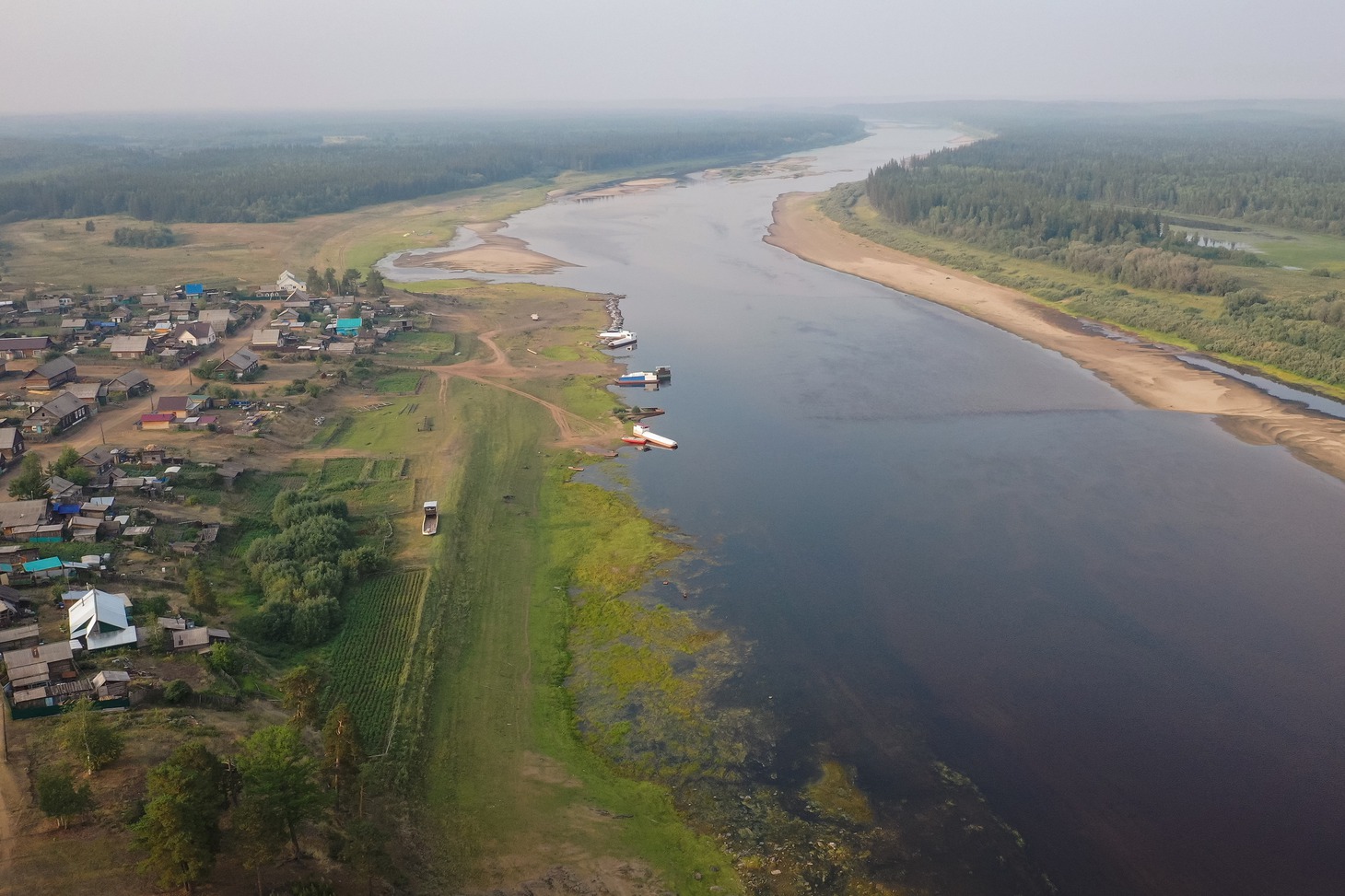 Ербогачен, река Нижняя Тунгуска