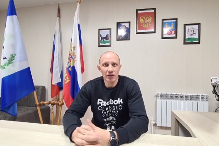 Скриншот видео со страницы Михаила Ожиганова в «Инстаграм»