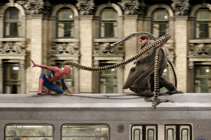 Кадр из фильма «Человек-паук 2». Фото с сайта Kinopoisk.ru