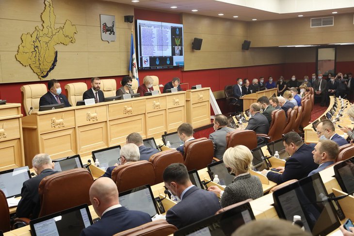Сессия ЗС началась 10 декабря. Фото пресс-службы Законодательного собрания Иркутской области
