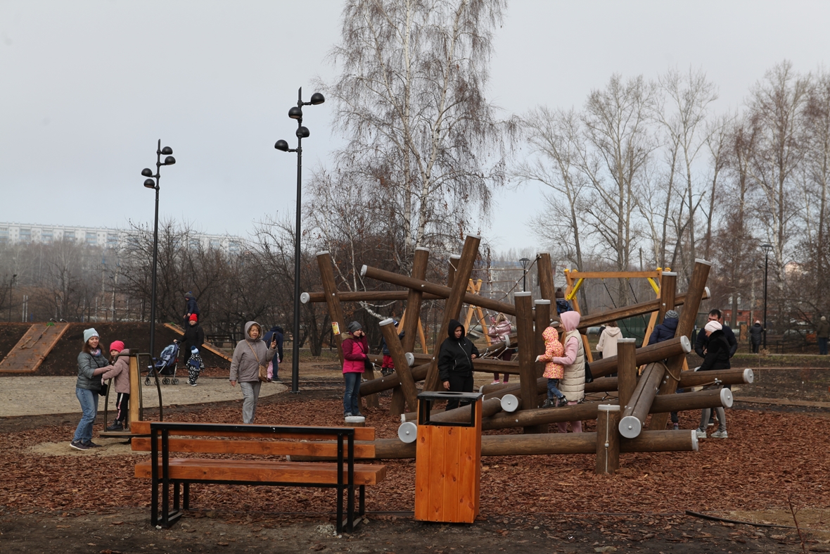Парк в микрорайоне Солнечный