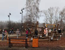 Парк в микрорайоне Солнечный