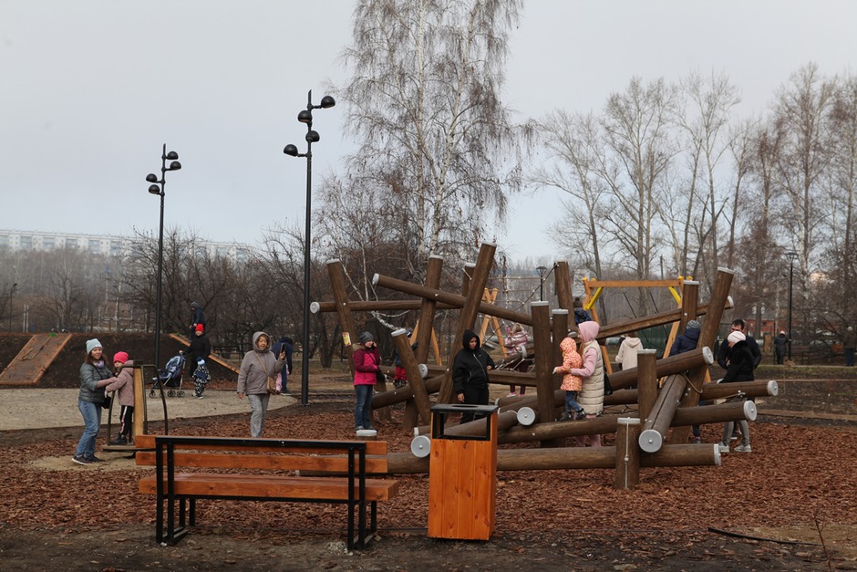 Парк в микрорайоне Солнечный