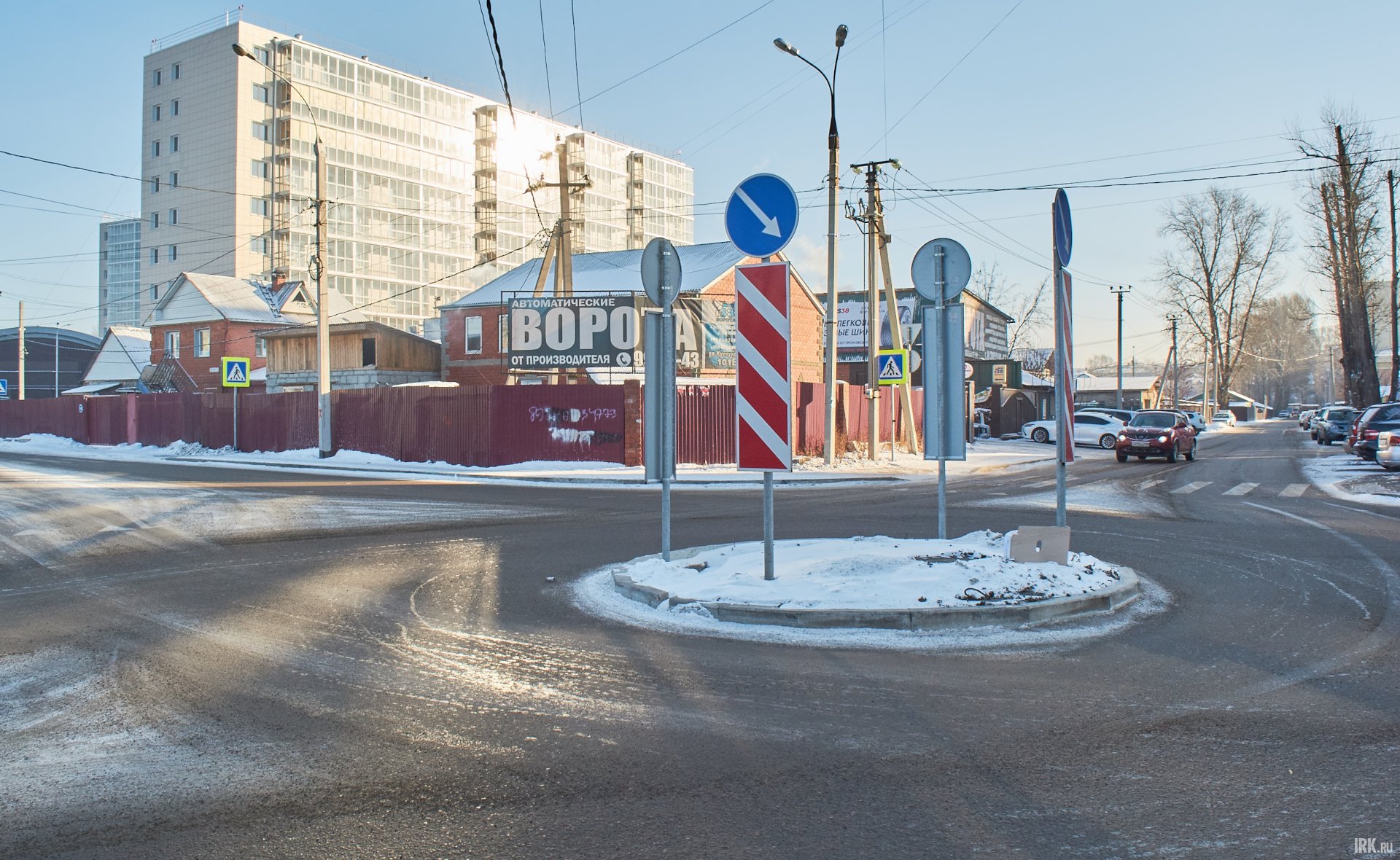 Кольцо на пересечении улиц Култукская и Космический проезд