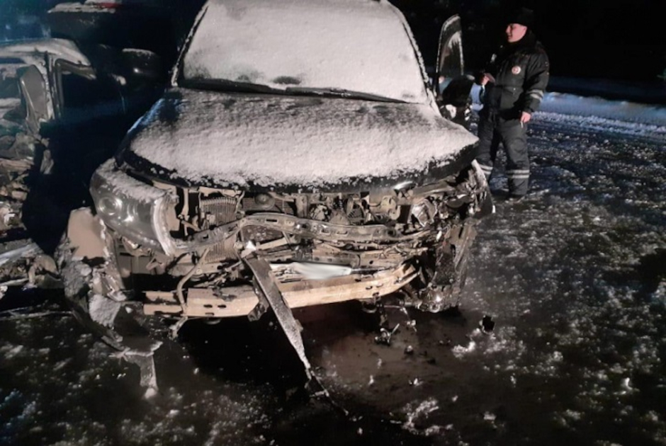 ДТП по дороге из поселка Лесогорск в поселок Чунский