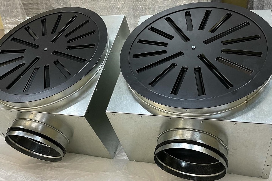 Вихревые воздухораспределительные панели