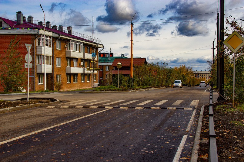 Улица Ф. Патаки после капитального ремонта. Фото предоставлено администрацией Черемхово