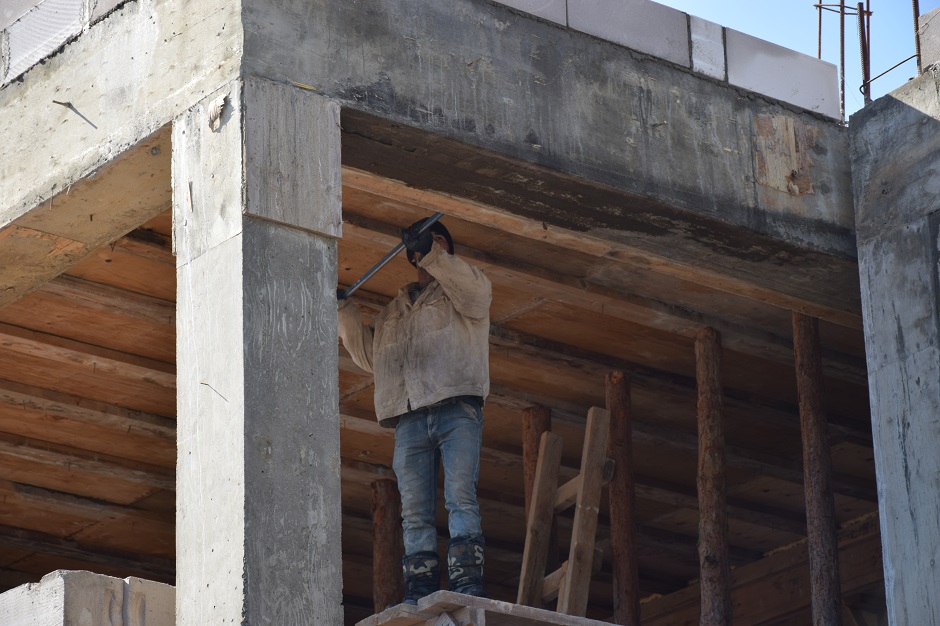 Строительство школы в Мамакане. Фото предоставлено администрацией Бодайбо и района