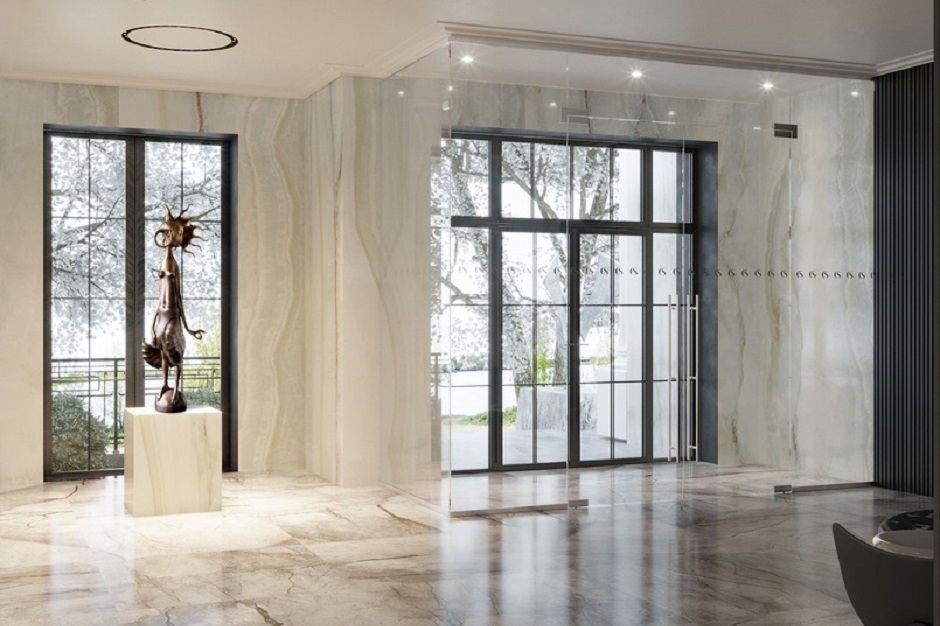 Эскизные проекты парадных для CORSO residence разработаны Дизайн-бюро S-Classic