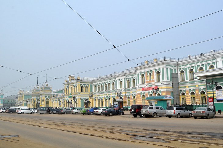 Иркутский вокзал фото