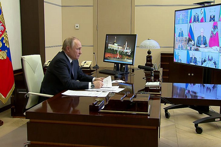 Президент России Владимир Путин. Фото: с сайта Кремля