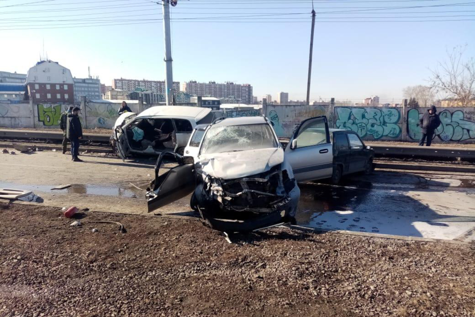ДТП на улице Ширямова в Иркутске