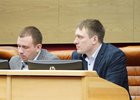 Депутаты Заксобрания Виталий Перетолчин и Артем Лобков