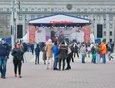 Перед зданием правительства Иркутской области прошёл большой концерт творческих коллективов Иркутска.