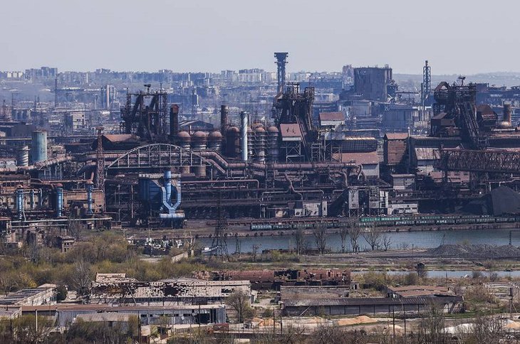 Завод «Азовсталь». Фото Петр Ковалев/ТАСС
