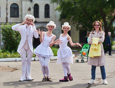 Артисты балета Иркутского музыкального театра Н.М. Загурского