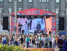 Программа продолжилась на площади графа Сперанского.