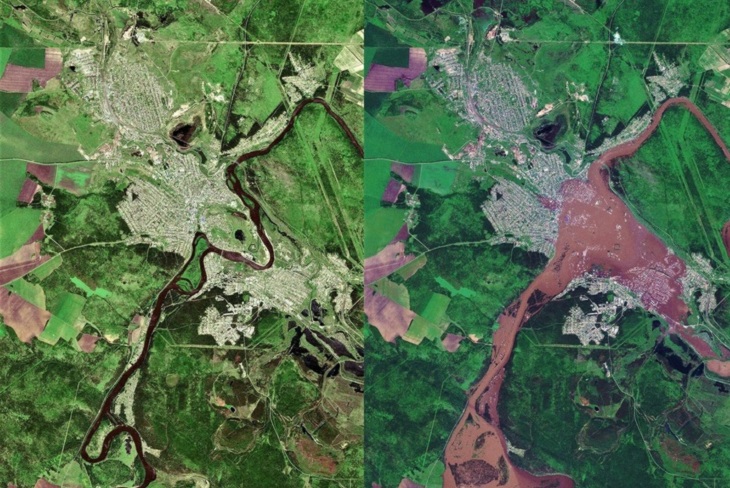 Наводнение в 2019 году. Фото с сайта администрации Тулуна