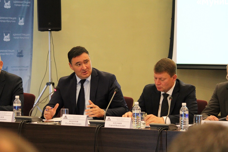 Мэр Иркутска Руслан Болотов и президент АСДГ Сергей Еремин