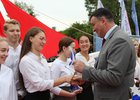 Награждение выпускников. Фото пресс-службы администрации Иркутска